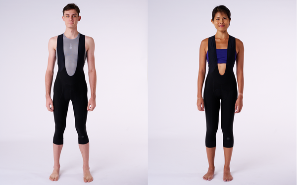 3/4 Summer Bib Tights with Pad - Production Ready Images