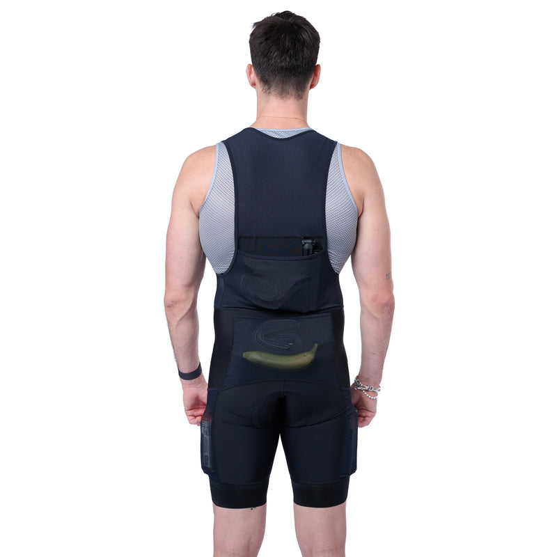 Men's Cargo Cycling Bib Short for long rides and long distance cycling