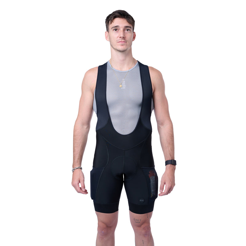 Men's Cargo Cycling Bib Short for long rides and long distance cycling