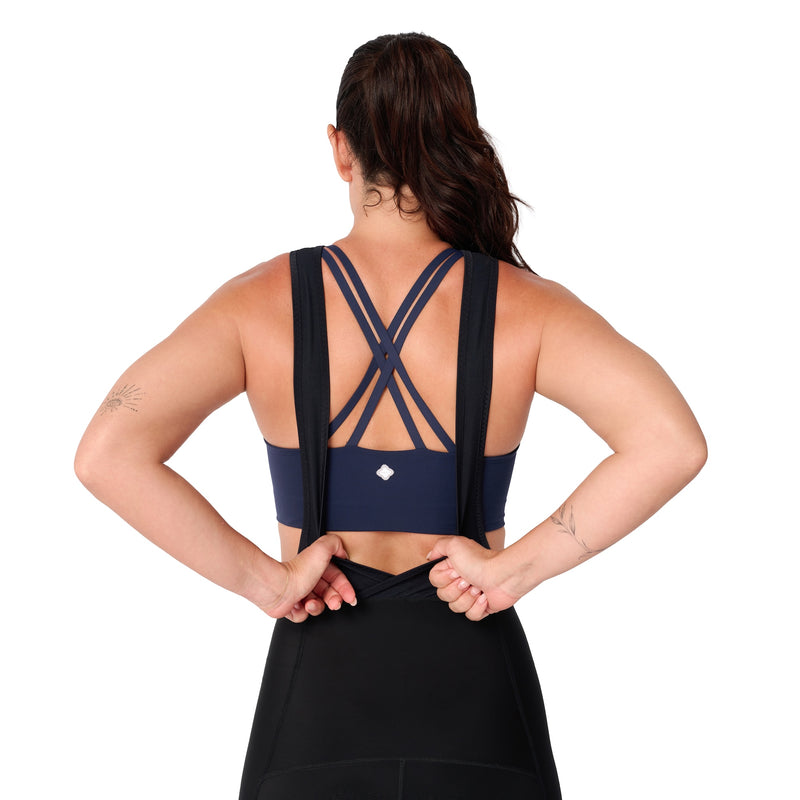 The Drop-Tail Cargo Bib Short with Pockets (Women's)