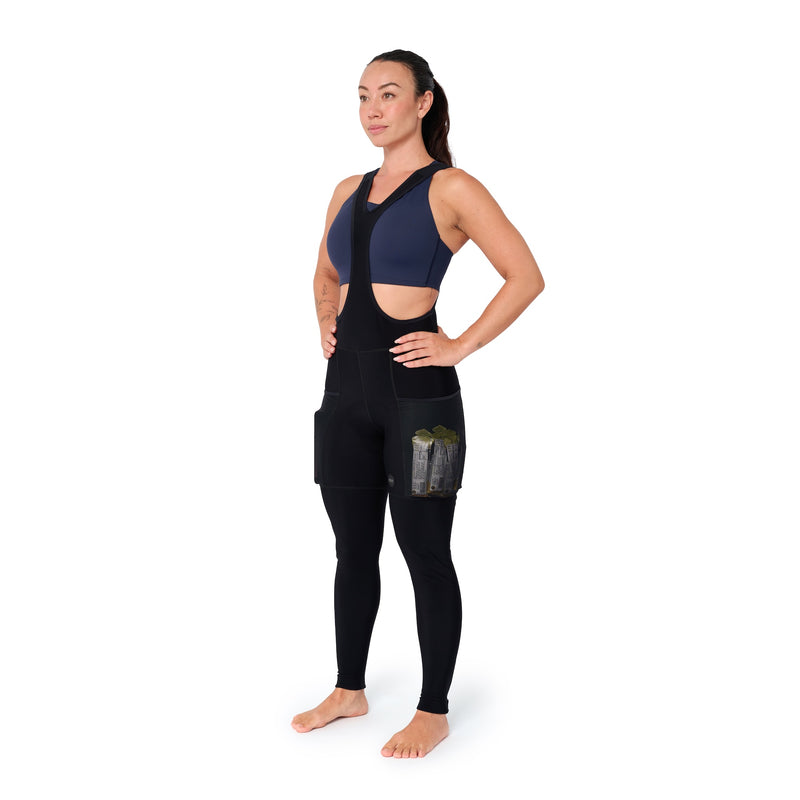 The Drop-Tail Cargo Winter Bib Tight with Pad (Women's)