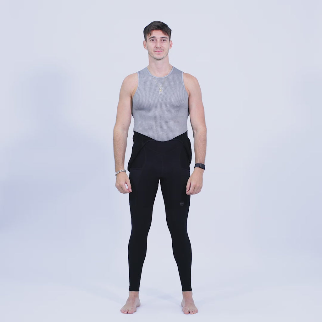 Out There Thermal Cargo Bib Tights, Cycling Winter Bib Tights Men