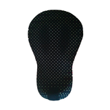 A bib short pad and chamois that is designed for long distance rides